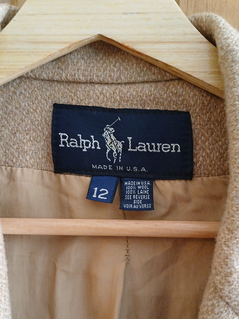 Womens Vintage Ralph Lauren Wool Blazer - 12 - Picture 3 of 12
